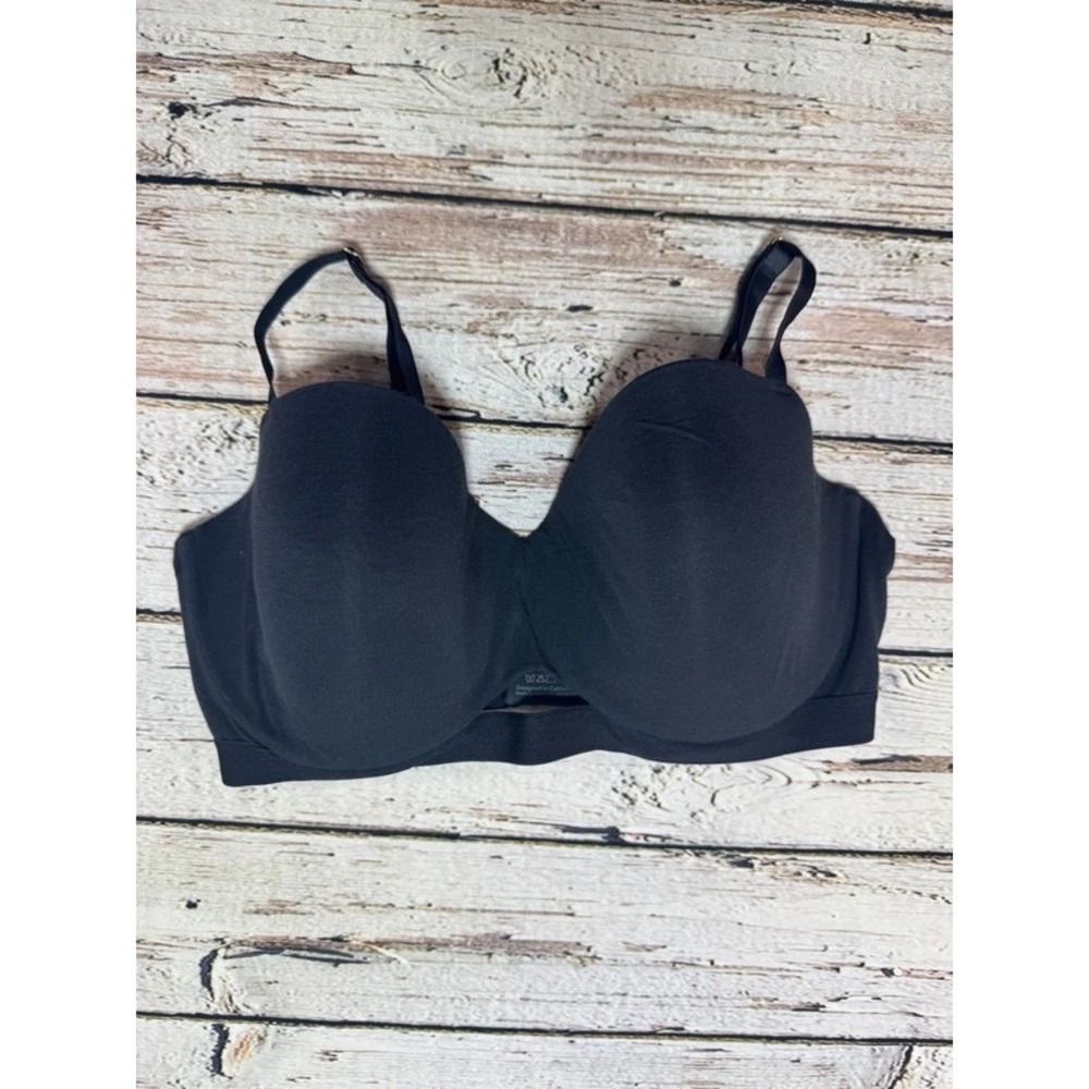 ThirdLove 24/7 black cotton t-shirt bra 38E